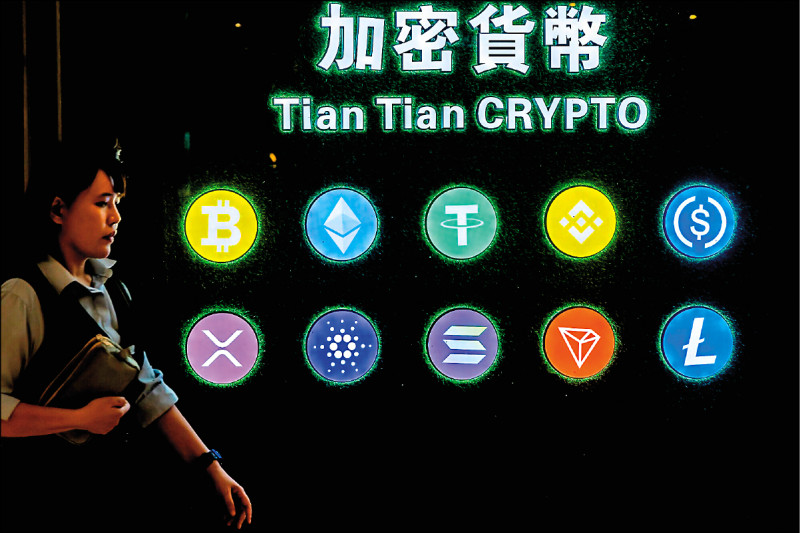 美國總統川普推動《天才法案》，穩定幣潛在商機也備受期待。（彭博）