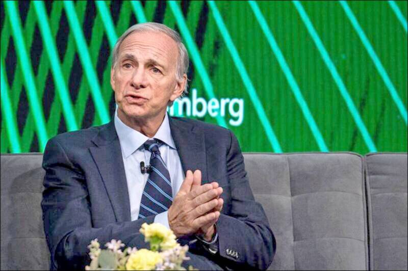 全球最大避險基金「橋水聯合」（BridgeWater Associates）創辦人達里歐（Ray Dalio）。（彭博）
