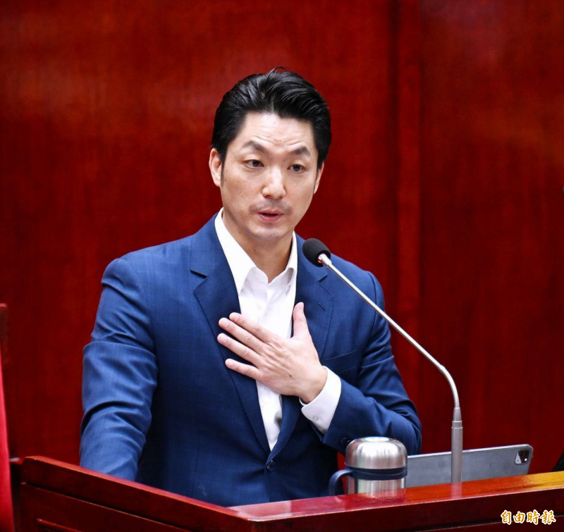 台北市長蔣萬安表示，輝達願意承受該承受的部分。（記者方賓照攝）