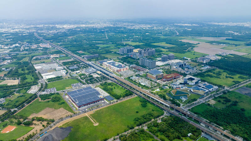沙崙智慧綠能科學城的投資環境與周邊設施完善，是推薦給全球大廠落地投資的首選。（台南市政府提供）