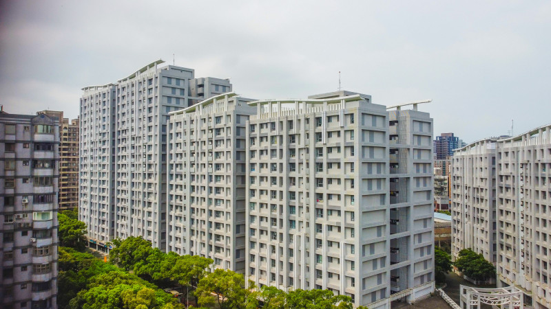 新北市林口世大運選手村社宅釋出454戶當作婚育宅。（國家住都中心）