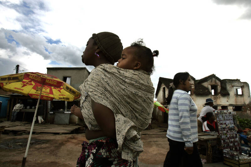 世界銀行的資料，截至2022年，馬達加斯加全國約有80%的人口生活在極端貧困之中。（法新社）