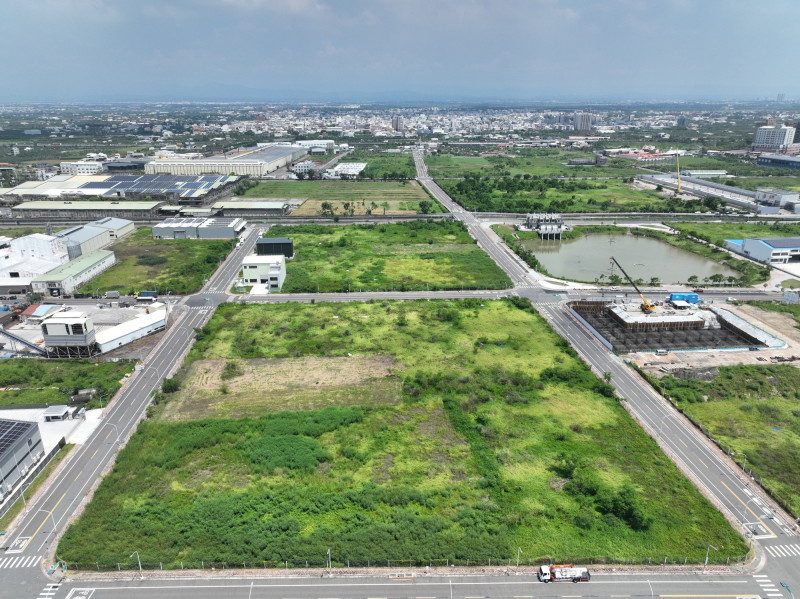 麻豆工業區市地重劃區示意圖。（南市地政局提供）