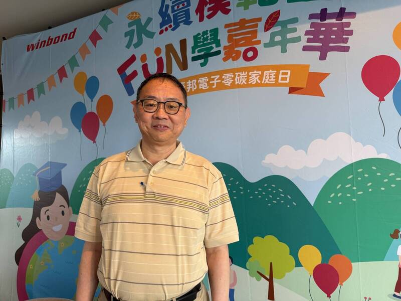 華邦電董事長焦佑鈞。（記者洪友芳攝）