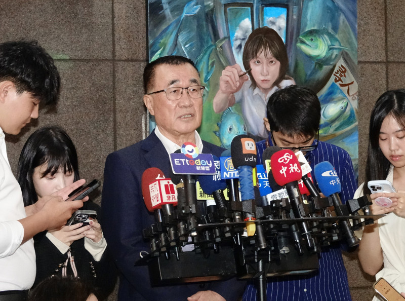 台北市副市長李四川說明輝達落腳北市最新狀況。（記者田裕華攝）