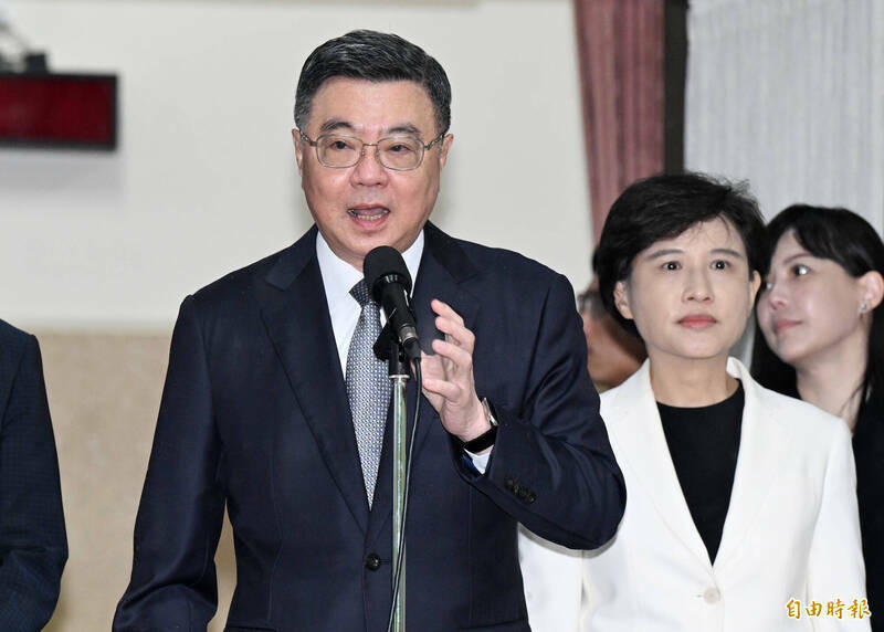 行政院長卓榮泰21日赴立法院施政報告並備詢。（記者廖振輝攝）