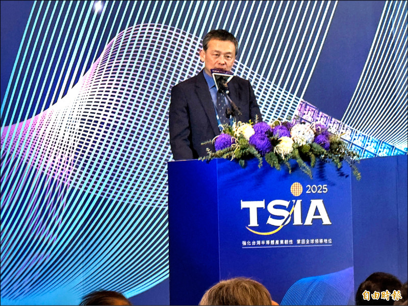 台灣半導體產業協會(TSIA)理事長侯永清。(記者洪友芳攝)