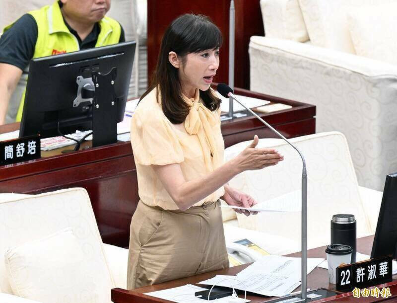 台北市議員許淑華今在民政部門質詢,批北市對新壽案根本是「歹戲拖棚」。(資料照)