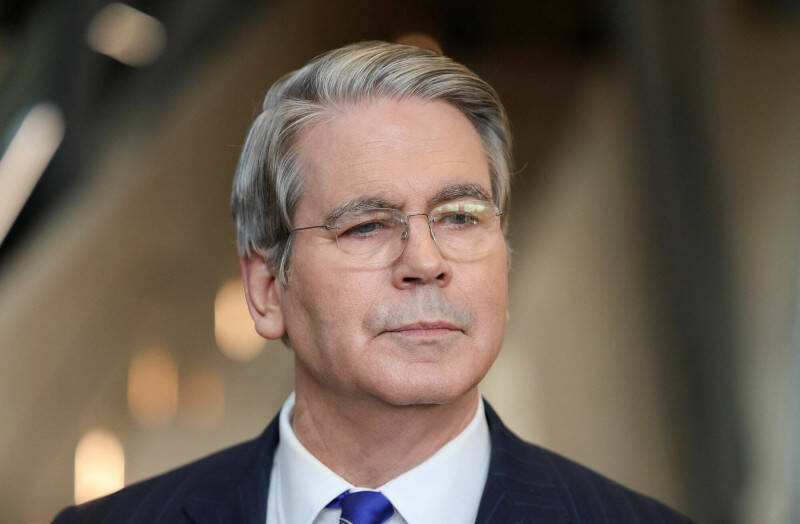 貝森特表示，中國拒買美大豆讓他「感到痛苦」。（路透）