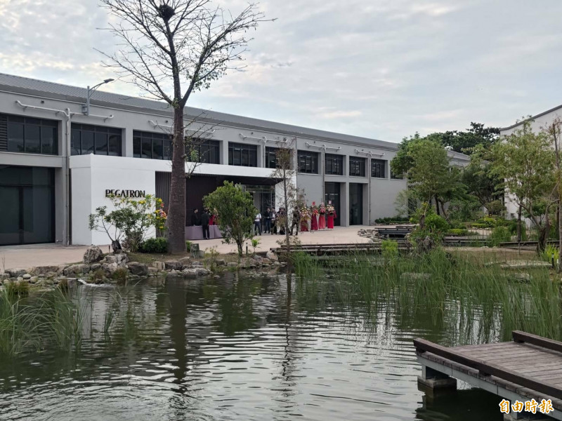 位於高雄亞灣的和碩亞灣研訓基地今開幕。(記者王榮祥攝)