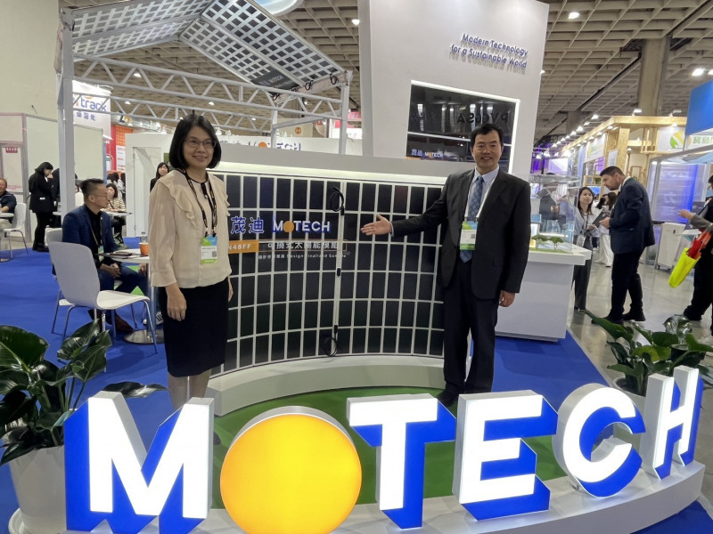 茂迪今年海外營收占比逾65%,全年營運展望樂觀。(記者張慧雯攝)