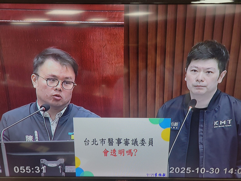 台北市產發局長陳俊安表示,北市北區電網相對穩定。(取自台北市議會直播畫面)