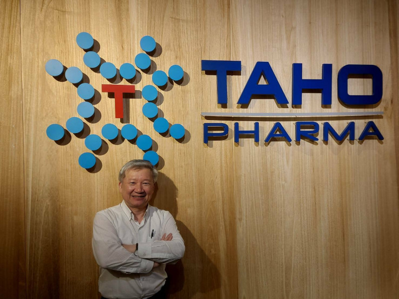 泰合抗血栓口溶膜新劑型新藥,向歐盟申請上市許可。圖為泰合董事長李世仁。(記者陳永吉攝)