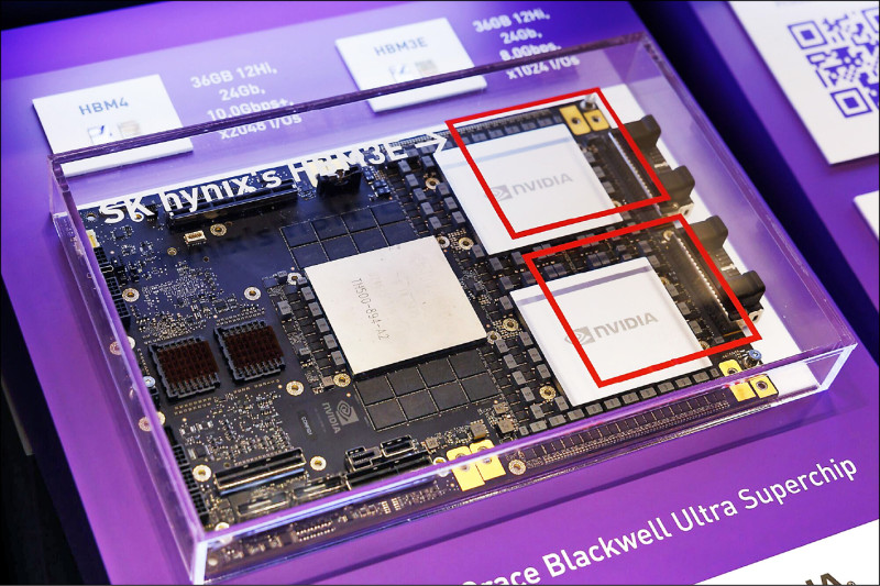 美國總統川普表示，人工智慧（AI）晶片大廠輝達（Nvidia）最先進的Blackwell晶片將保留給美國企業，不會賣給中國和其他國家。（彭博）