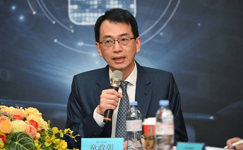 銀行局局長童政彰。（記者張嘉明攝）