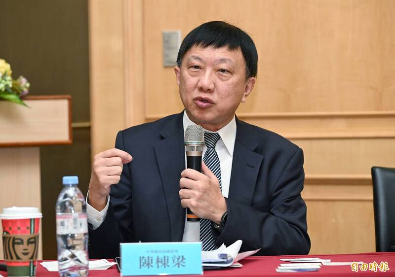 中華郵政副總經理陳棟梁。（記者張嘉明攝）