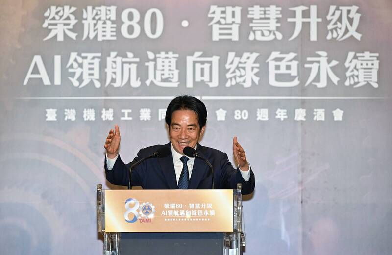 總統說，府會持續努力與美國達成協議，爭取對等關稅再調降，且不疊加。（記者張嘉明攝）