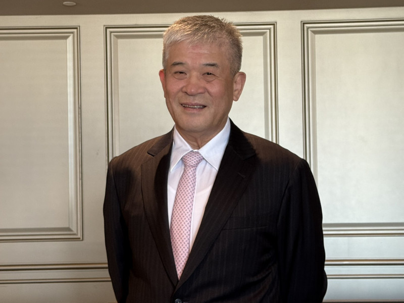 創見董事長束崇萬。（記者洪友芳攝）