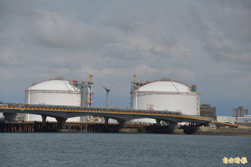 中油第三天然氣接收站。（資料照）