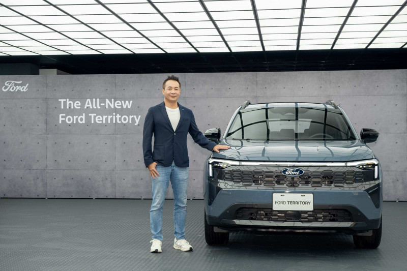 規格超越同級約50萬元 福特Territory中型休旅車預接單價101.9萬元起