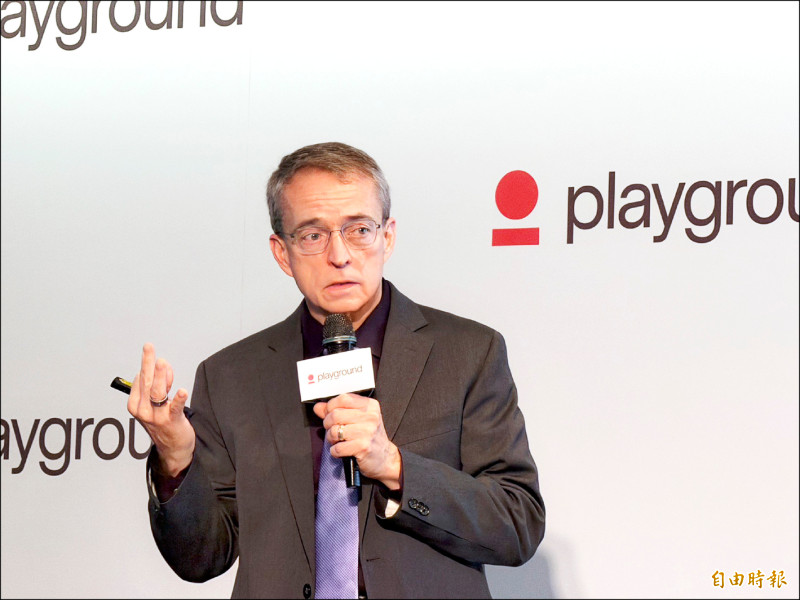 美國半導體大廠英特爾（Intel）前執行長季辛格再度來台，帶領七家新創公司拜訪台灣供應鏈。（記者洪友芳攝）