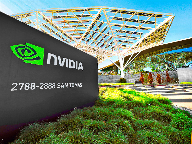 在輝達公布財報前夕，全球半導體類股掀起拋售潮，引發人工智慧（AI）投資泡沫的疑慮。（歐新社）