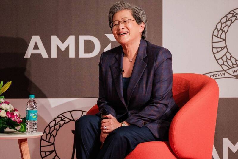 AMD執行長蘇姿丰。（彭博）