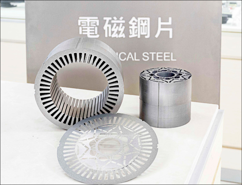 中鋼電磁鋼產品。（資料照，中鋼提供）
