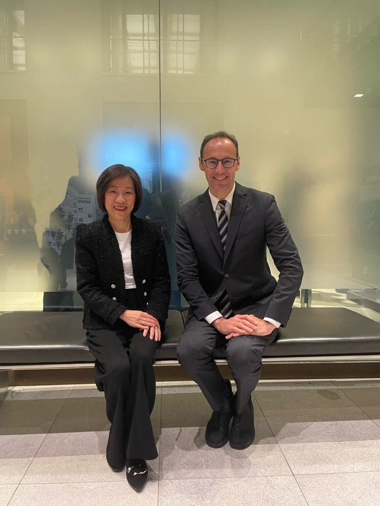 經濟部次長江文若於114年11月25日與加拿大全球事務部助理副部長Weldon Epp共同主持「21屆臺加經貿對話會議」。（經濟部提供）