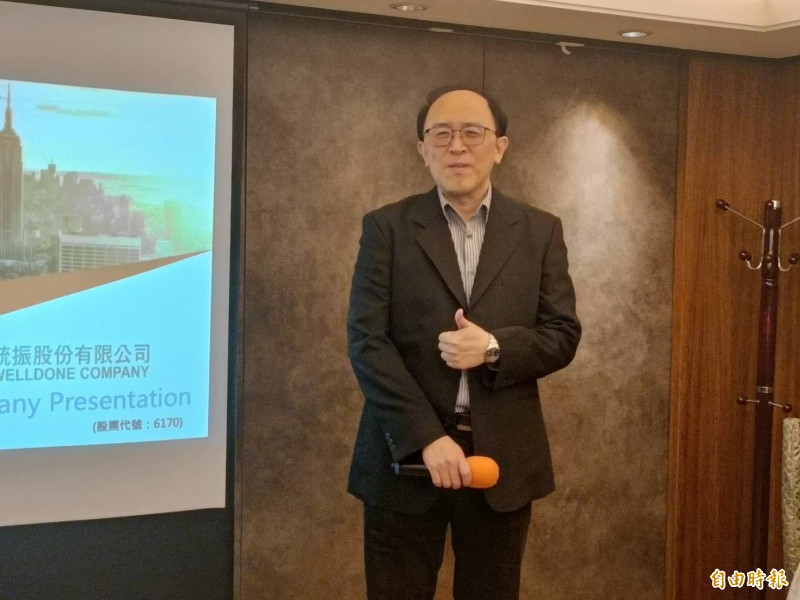 統振今年前3季獲利亮眼，總經理何明哲表示，移工跨境匯款及「移工票」將成業績成長動能。（記者李靚慧攝）