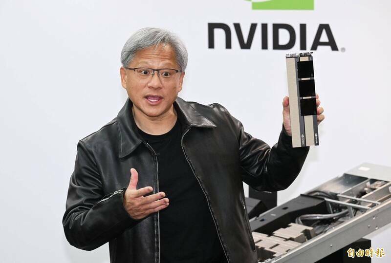 輝達罕見出擊稱其GPU比Google晶片領先「一代」。（資料照）