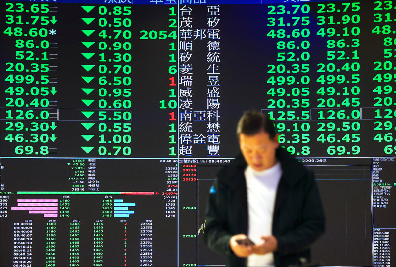 今年台股上下震盪逾1萬1,000點，所幸AI帶來充沛動能，護國神山台積電帶領台股衝上歷史新高。（中央社資料照）