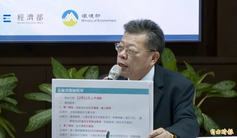 台水董事長李嘉榮。（記者廖家寧攝）