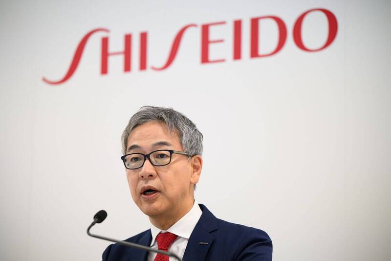 資生堂社長藤原憲太郎。（彭博資料照）