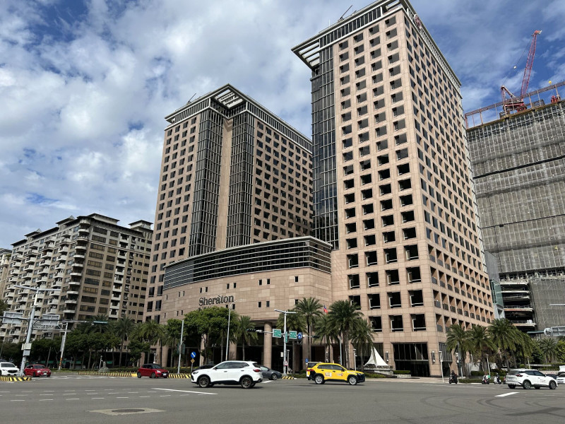 每坪約108萬，竹北喜來登大飯店成為新竹縣新地王。（新竹縣政府提供）