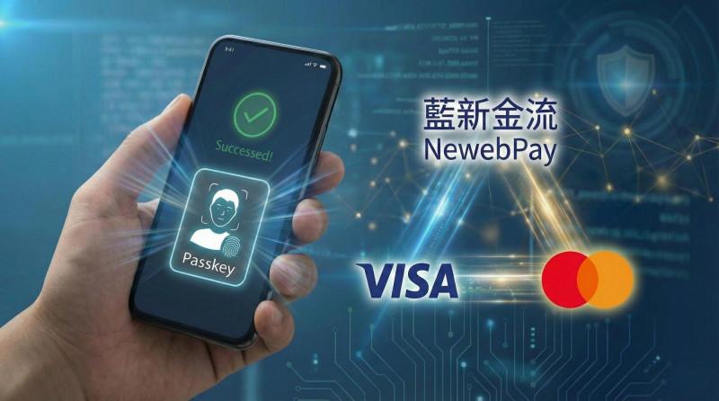 藍新今日宣布聯手Visa、Mastercard。（業者提供）