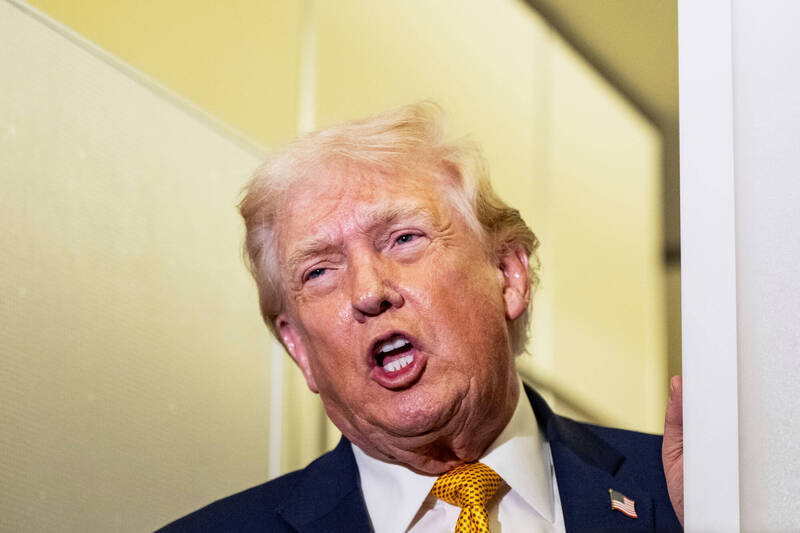 美國總統川普（Donald Trump）。（美聯社）