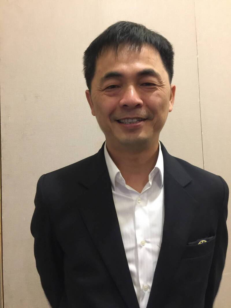 家登董事長邱銘乾（記者洪友芳攝）