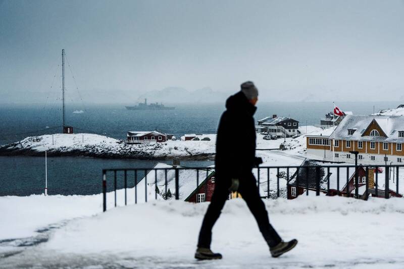 格陵蘭島具有重要的戰略意義，外國人到此進行氣候研究、冰河學、地質學和礦物學研究。（路透）