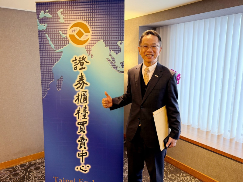 櫃買中心近年股債推動成績量亮麗。圖為董事長簡立忠。（記者歐宇祥攝）