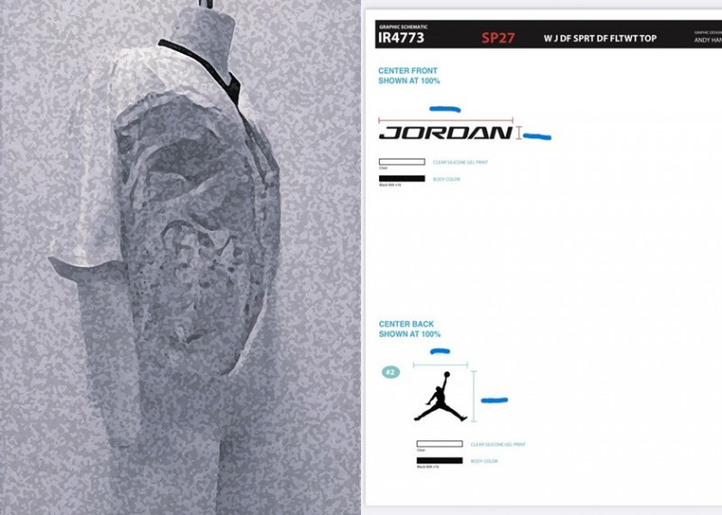 外媒指出，目前在網路上流傳、據稱與Nike有關的相關檔案中，部分內容涉及Jordan品牌規劃於2027年推出的新品資料，因而引發外界關注。（圖片出自暗網，經特殊處理）