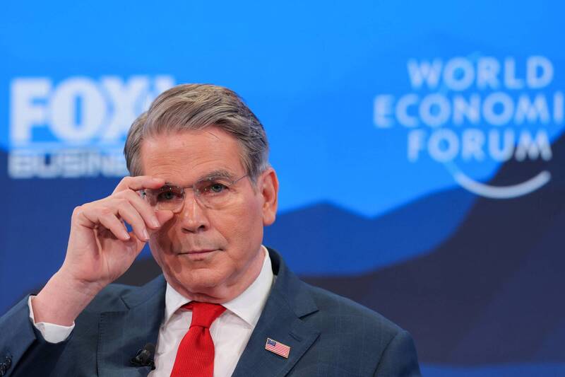 美國財政部長貝森特。（路透資料照）