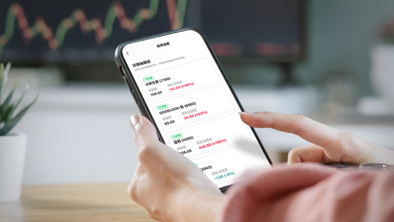 LINE Bank宣布正式推出「股票抽籤」引導申購服務（業者提供）