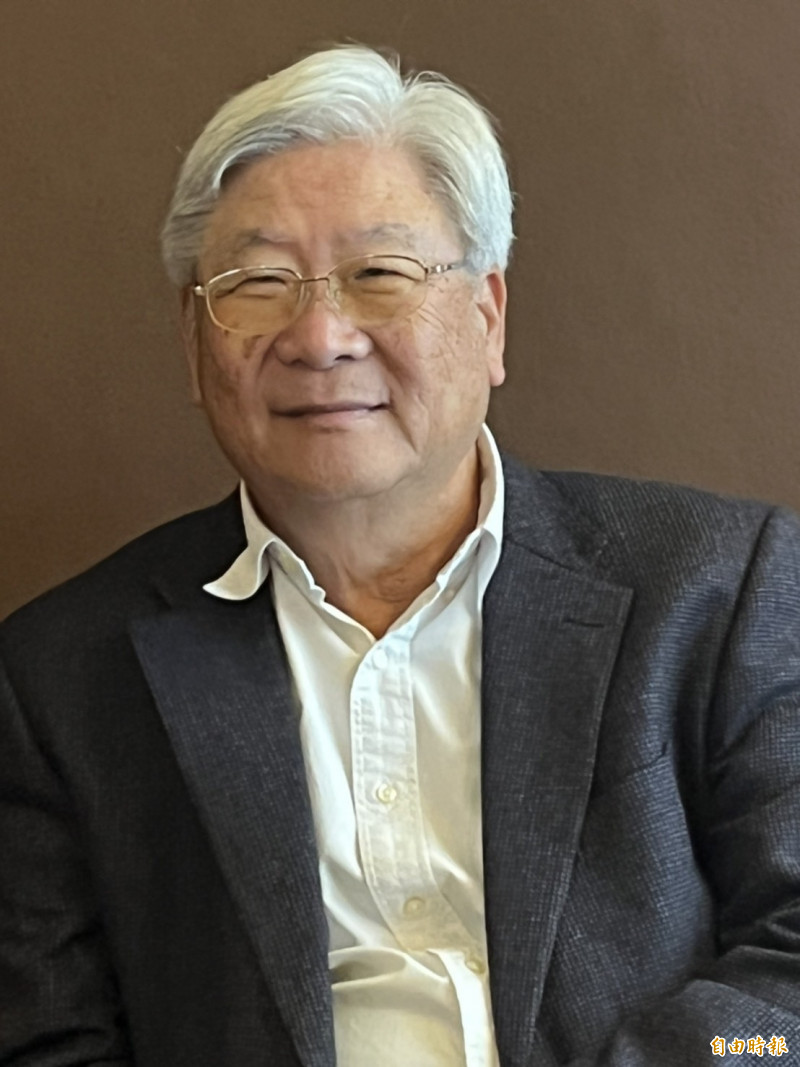 封測廠力成（6239）董事長蔡篤恭。（記者洪友芳攝）