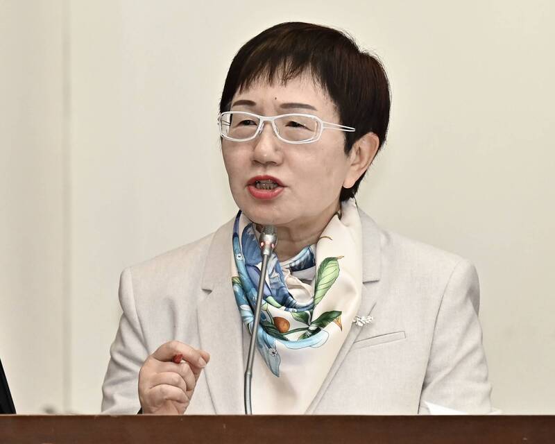 財政部長莊翠雲28日出席立法院財政委員會就「統一發票經費編列及宣傳推廣業務執行情形」進行專題報告並備質詢。（記者塗建榮攝）