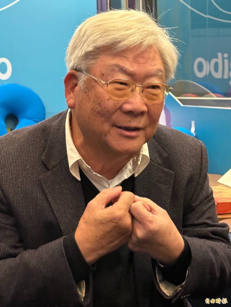 力成董事長蔡篤恭。（記者洪友芳攝）