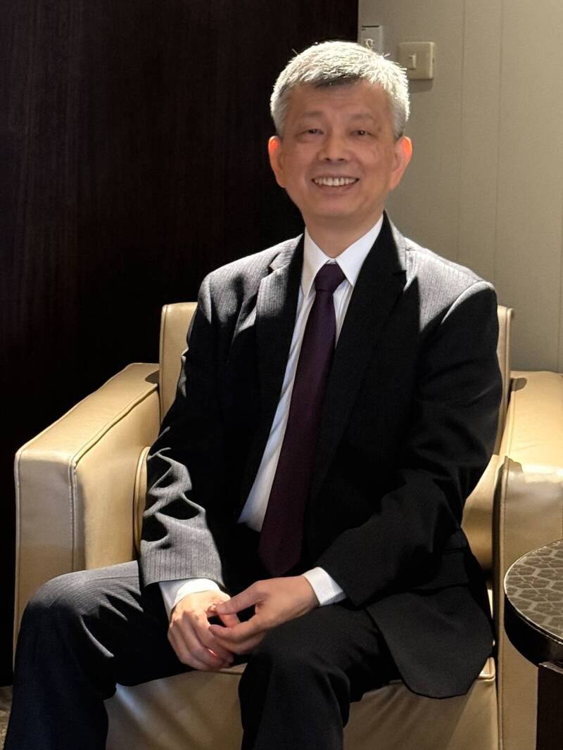 精測總經理黃水可。（記者洪友芳攝）