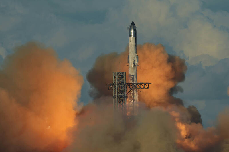 SpaceX今年初也面臨監管部門的罰款事件。示意圖。（美聯社資料照）