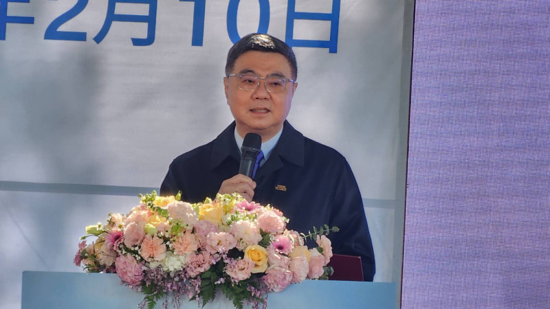 行政院長卓榮泰今天出席工研院先進半導體研發基地動土典禮，提到產業發展最關注的電力供應問題時表示，將在核安有保障、核廢有解方及社會高度共識下，將全面接受全世界新式的核能技術。（記者蔡彰盛攝）