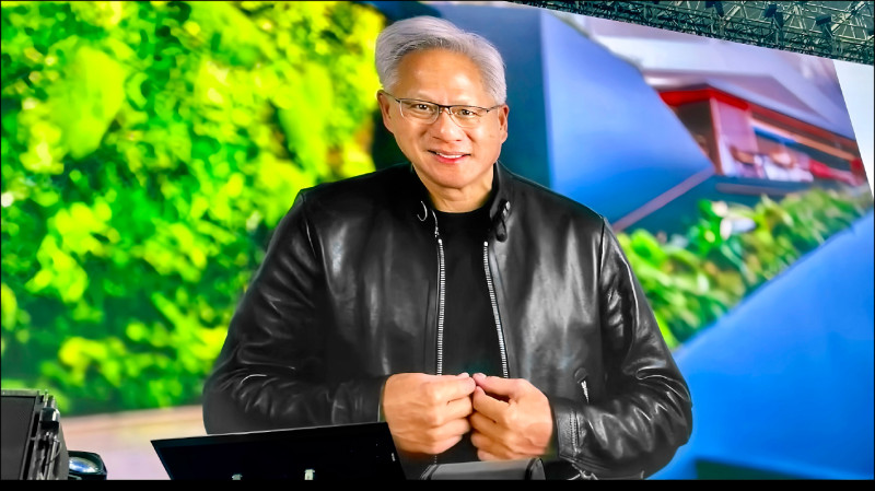 輝達執行長黃仁勳透過預錄影片現場致詞。（讀者提供）